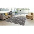 thumbnail image 4 of Concord Global Trading Concord Global Ocean Shag Lattice Area Rug Beige/Light Brown 6'7" x 9'3" Stain Resistant 7' x 9' Dining Room Transitional,Shag, 4 of 5