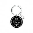 thumbnail image 4 of Creative DIY To My SON Black Stainless Steel Last Name 26 Letter Keychain 2.5cm, 4 of 7