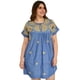 thumbnail image 2 of Vestido corto Tallas Extras PESHLI 78131 Beige C azul 42, 2 of 6