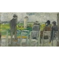 thumbnail image 3 of Lesser Ury 18x12 Black Modern Framed Museum Art Print Titled - At the Races, 3 of 5