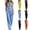 Sky Blue, variant on PBFRDSJ Women's Halter Neck Front Zip Jumpsuit Spaghetti Strap Wide Leg Casual Jumpsuits with Pockets Sizes S-2XL