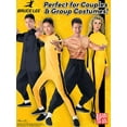 thumbnail image 6 of Underwraps Bruce Lee Yellow Adult Costume Jumpsuit | LG/XL Male, 6 of 8