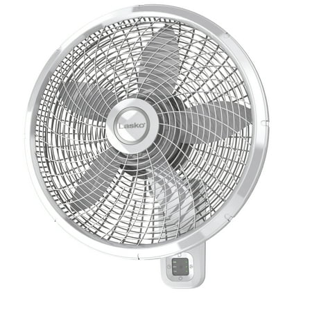 

18 Oscillating Wall-Mount Fan with Timer and Remote Control M18950 White