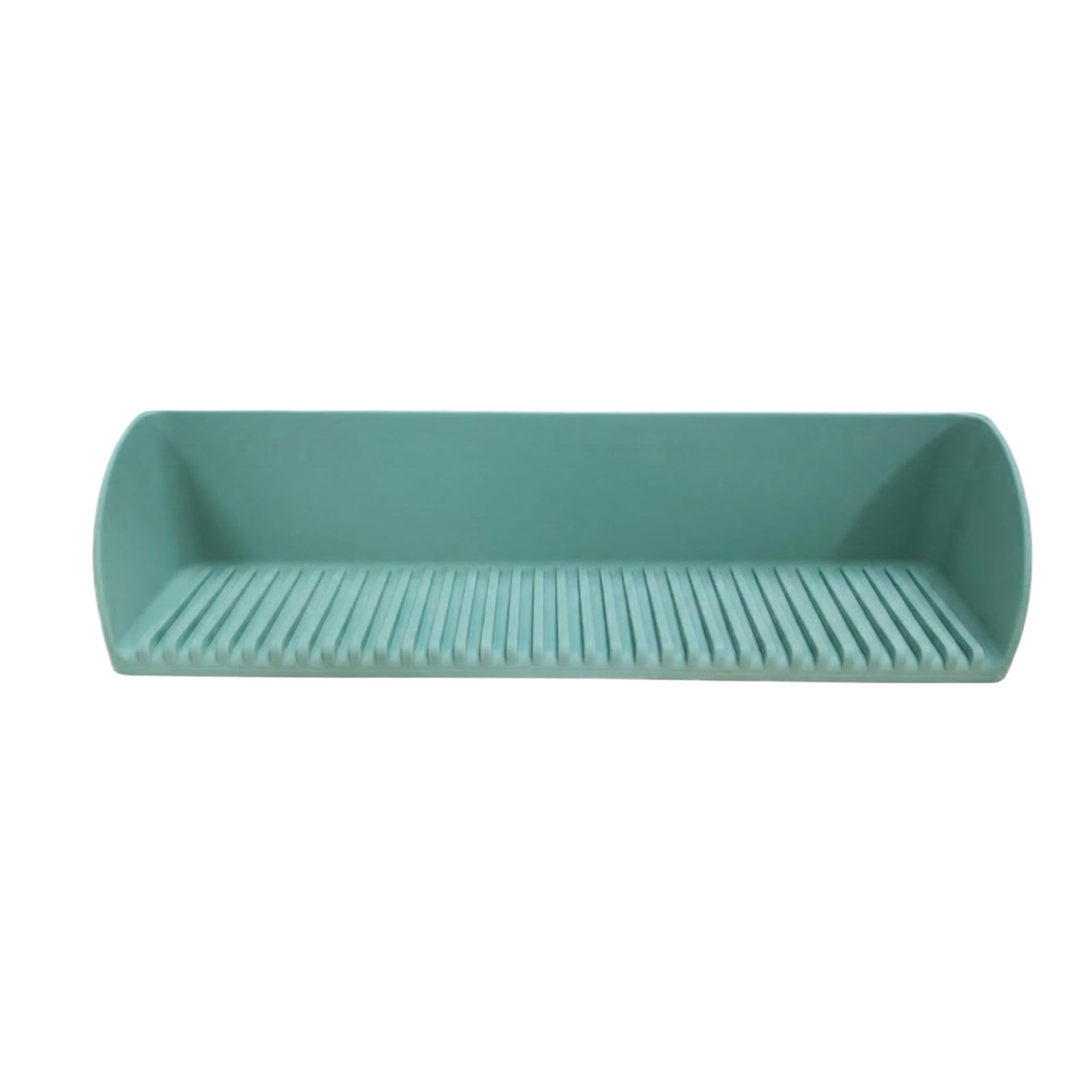 40.6 Inch Longer Bathtub Splash Guard for Tub Kids, Bathtub Water Guards Play Shelf for Bathing, Toy Tray Caddy Holder for Tub, Silicone Tub Splash Guard Prevent Water Spills in Bathroom (Sky Blue)