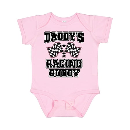 

Inktastic Racing Buddy Girls Car Flags Girls Baby Bodysuit