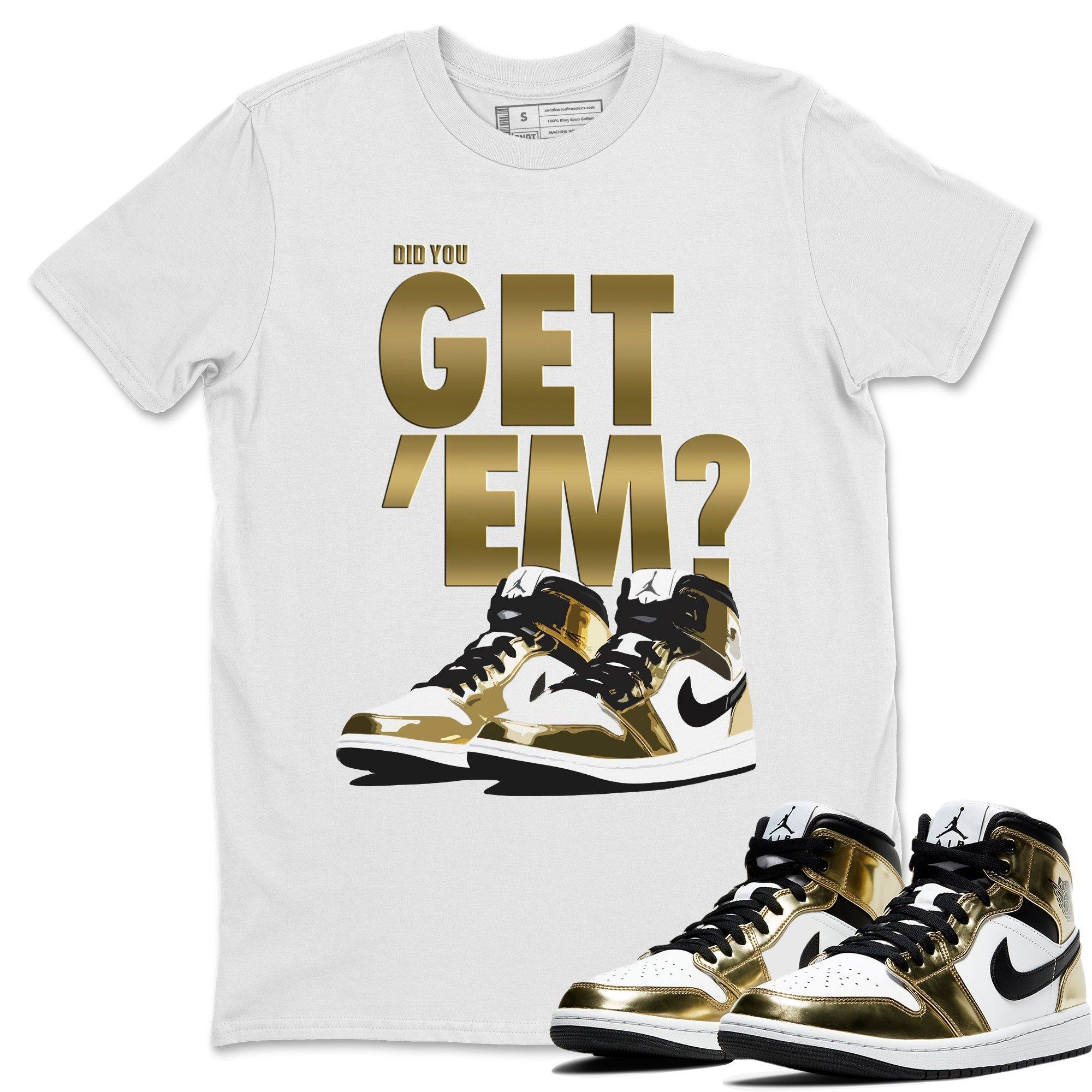 Gold jordan t shirt 2025