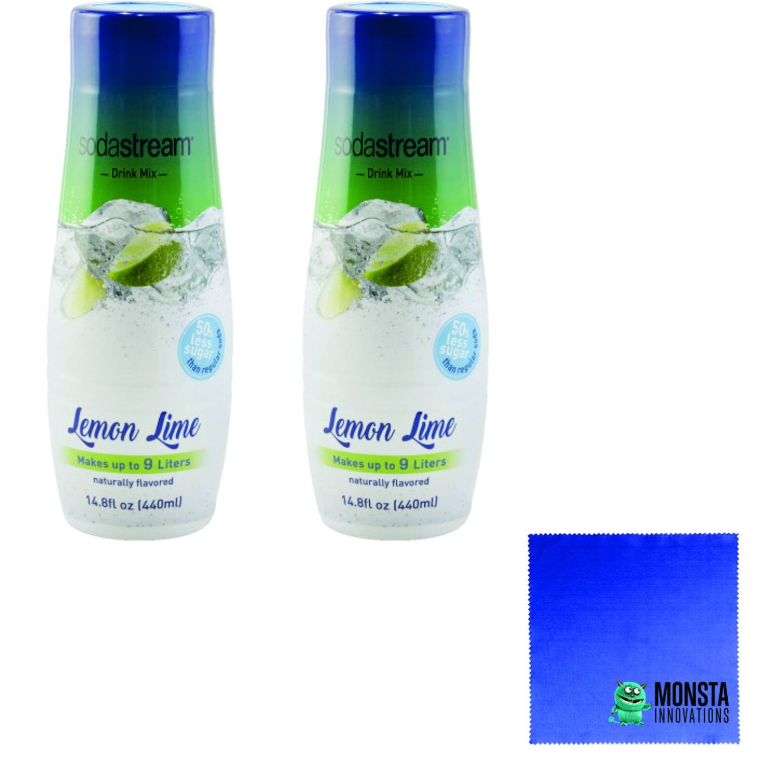 SodaStream . fl Ounce Lemon Lime Syrup Twin Pack, SodaStream Lemon