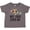Charcoal Grey, variant on My Gigi Loves Me Girl Owl Girls Toddler T-Shirt