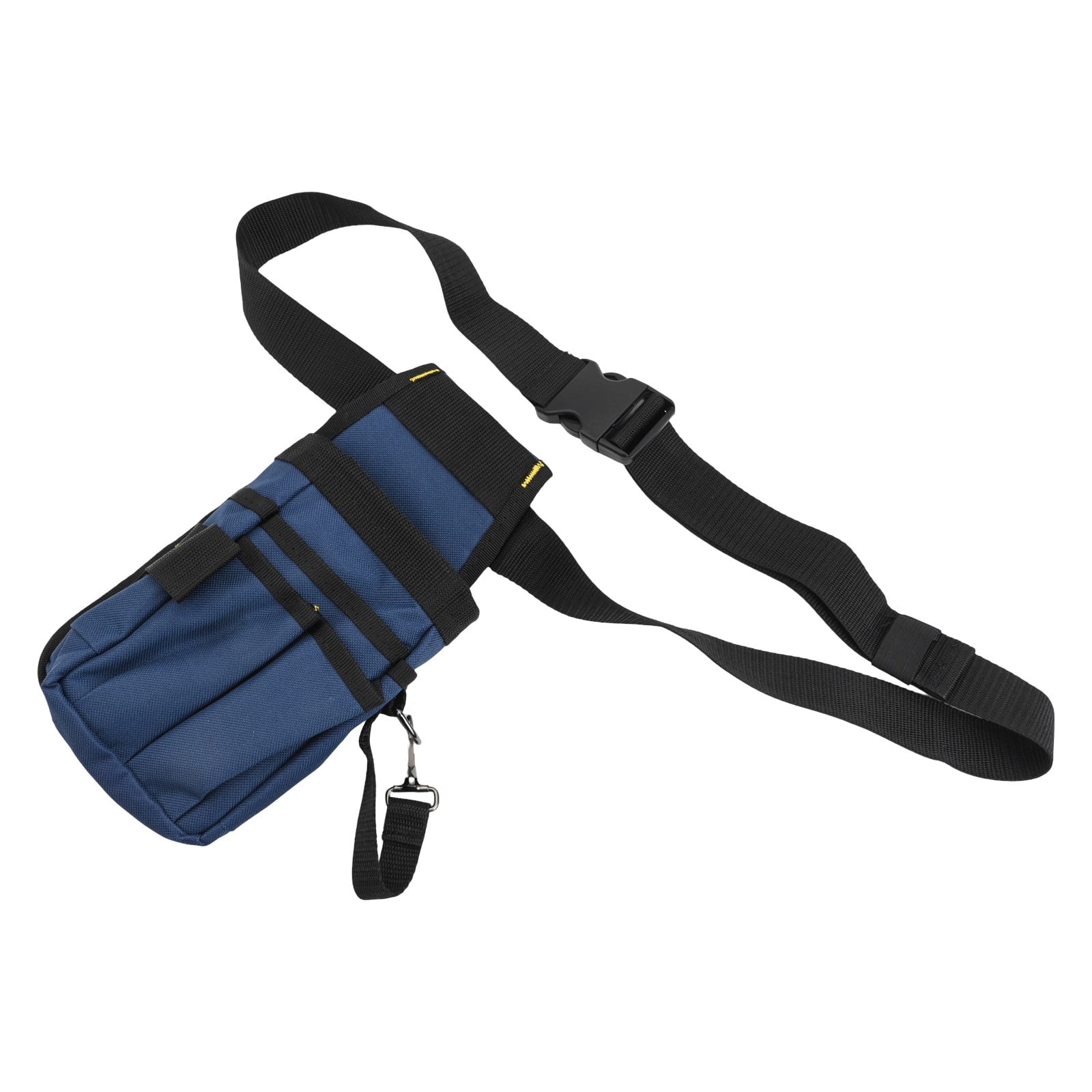 Electrician Tool Bag Waist Pouch With Multiple Pockets Adjustable Belt For High Altitude Work 600D Oxford Cloth Blue And Black D