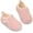 Pink, variant on L-RUN Toddler Slippers Fuzzy Kids Slippers Warm House Shoes for Boys Girls