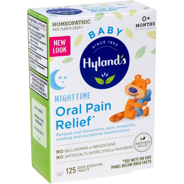 Hyland�s Baby Nighttime Oral Pain Relief, 125 tablets