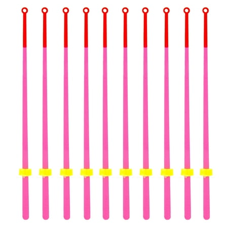 

SPRING PARK 10Pcs Large Red Outdoor Ice Fishing Pole Anti-Rust Fishing Extension Rod Pole for Fishing Durable Wear-Resistant Winter Fishing