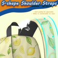 thumbnail image 5 of Lemon and Slice Yellow Pattern 17" School Backpacks for Teens,Waterproof Oxford Fabric,S-Shape Padded Straps for School,Travel,Hiking,Camping, 5 of 6