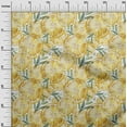 thumbnail image 3 of oneOone Cotton Poplin Twill Yellow Fabric Leaves & Lemon Sewing Fabric By The Yard Printed Diy Clothing Sewing Supplies 56 Inch Wide, 3 of 6