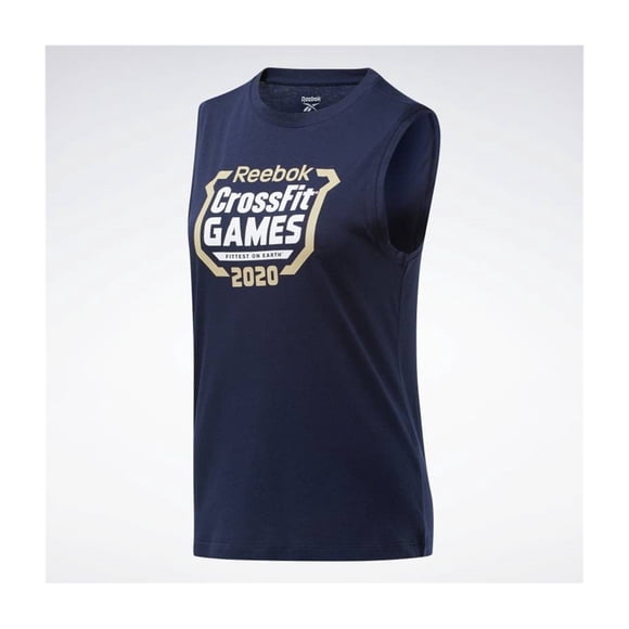 Reebok Womens CrossFit Games 2020 Tank Top, navy, XS