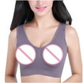 thumbnail image 3 of VerPetridure Bras for Women Plus Size Women Fashion No Rims Wireless Non-Marking Adjustable Yoga Sports Bra, 3 of 5
