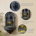 thumbnail image 4 of Teamson Home Tiered Lion Outdoor Water Fountain–LED Light with Built-In Electric Pump & Simple Setup, Antique Cooper, 4 of 15