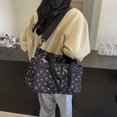 thumbnail image 3 of Hombro Diario Bolso Cuerpo Cruzado Elegante Mujeres Gran Capacidad Correa Ajustable Bordado Amor, 3 of 9