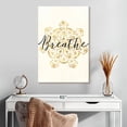 thumbnail image 2 of Elephant Stock Namaste Ii Wall Art - Vertical Canvas Wall Art - Living Room Wall Decor - Decor Elements Canvas - Beige And Gold Decor By Veronique Charron - 20" x 30", 2 of 8