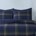 thumbnail image 4 of Truly Soft Bronson Plaid 100% Microfiber Polyester  3 Piece Full/Queen Quilt Set, All Season, Adult Size, OEKO-TEX Certified, 4 of 9