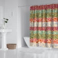 thumbnail image 2 of Pioneer Flower Floral Print Pattern Shower Curtain 72"x72" ,Bathroom Decorative Shower Curtains Set with 12 Hooks,Modern Waterproof Washable Shower Curtain, 2 of 6