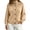 Camel #14, variant on Womens Sweaters Button Front Chunky Knit Cardigan High Neck Long Sleeve Fall Winter Casual Coats