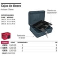 thumbnail image 2 of Caja De Dinero 3 Separadores 20 X 9 X 16 Cm Hermex 43074 Hermex CADI-20, 2 of 2