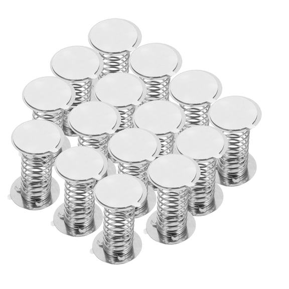 Supvox 15pcs Metal Wobble Springs For DIY Component Silver Iron Car Dashboard Decoration