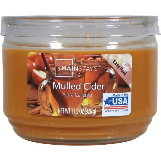 Mainstays 11 5 Oz Candle Mulled Cider Mainstays 11 5 Oz Candle Mulled Cider