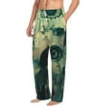 thumbnail image 6 of Susaid Eyes Watching In The Dark Print Mens Pajama Pants Set Sleep & Lounge Pants, PJ Bottoms with Pockets and Button Fly-Large, 6 of 6