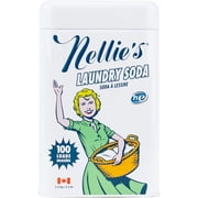 Nellie's Laundry Soda - Concentrated Laundry Detergent Powder - 100 Load Tin - Gentle on Skin and Environment - Fragrance-Free