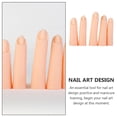thumbnail image 3 of MERRYHAPY 5Ud Dedos Falsos De Silicona Para Manicura Color Para Practicar De Reutilizables, 3 of 8