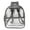 Grey, variant on Rupoun Unisex PVC Transparent Backpack Portable Clear Bag Heavy Duty for School Travel Work, Black