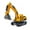 Yellow, variant on ToyKingdee Alloy Excavator Construction Truck Toy Tractor Toy Manual Excavator Metal Construction Equipment Models