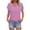 Purple-A, variant on Tqcoqu V Neck T Shirts for Women - Summer Fashion Trendy Outfits Clothes - Batwing Sleeve Side Slit Casual Lightweight Womens T Shirt,Black Women's S-XXL