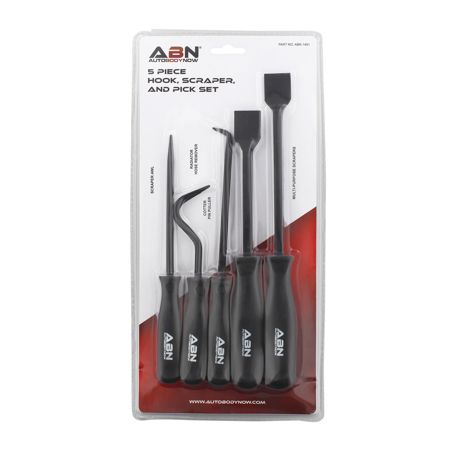 ABN | Hook and Pick Set – 8 Pc Metal Pick Tool Set, 9” Inch Mechanic Pick  Set