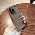 thumbnail image 3 of Compatible with iPhone 11 Pro Case,Luxury Glitter Rhinestone Bling Diamond Sparkle Shiny Bumper and Camera Lens Design Clear Phone Case for Women Girls-Gold, 3 of 14