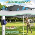 thumbnail image 5 of SANOPY 10 x 20 ft Pop up Gazebo with Ventilated Double Roof and Mosquito Net, Outdoor Patio Shelter Canopy for Patios, Backyard, Garden and Beach, Light Gray, 5 of 9
