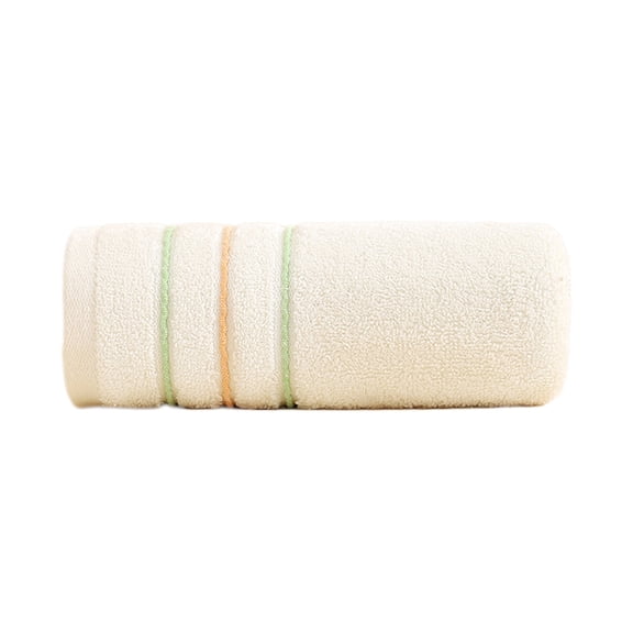 Kyusrd Hand Towels for Bathroom,Cotton Soft Absorbent Decorative Hand Towel for Face Spa Bath Gym Kitchen,Beige,33x73cm