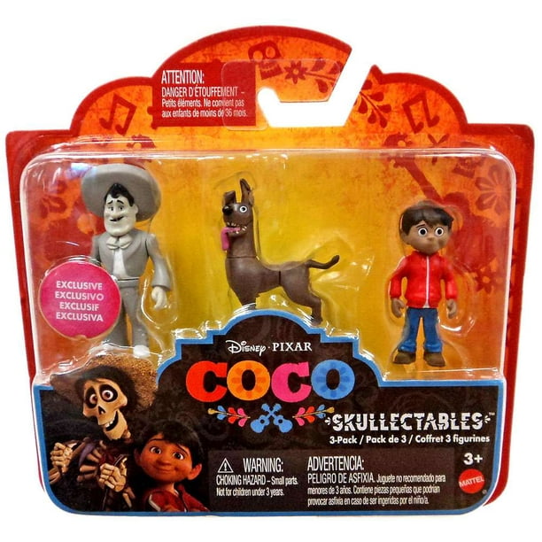 Disney / Pixar Skullectables Ernesto De La Cruz, Miguel & Dante Mini ...