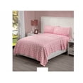 thumbnail image 5 of Blancos Xtellar Ultra Suaves Premium Juego de sábanas Doble Candy Estampado Color Rosa, 5 of 5