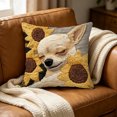 thumbnail image 6 of Cute Animals Print Throw Pillow Cover Soft Cushion Cases Holiday Farmhouse Home Decor for Sofa Bed Couch Porch, 18x21in, 6 of 6