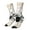 White, variant on Spiders On The Web 1 Pattern Sport Socks for Women and Men Crew Socks Sporty Calf Socks Casual Socks