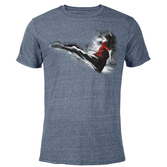 Marvel Shang-Chi and The Legend of the Ten Rings Sketch - Short Sleeve Blended T-Shirt for Adults – Customized-Navy Heather