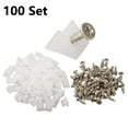 thumbnail image 4 of 100 tornillos de reparación para la base del cajón de la cómoda, soporte para hundimientos, cuña de reparación, 4 of 8