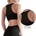 thumbnail image 2 of Women Sports Bra Mesh Splicing Crop Top Breathable Quick-Dry Vest, 2 of 8