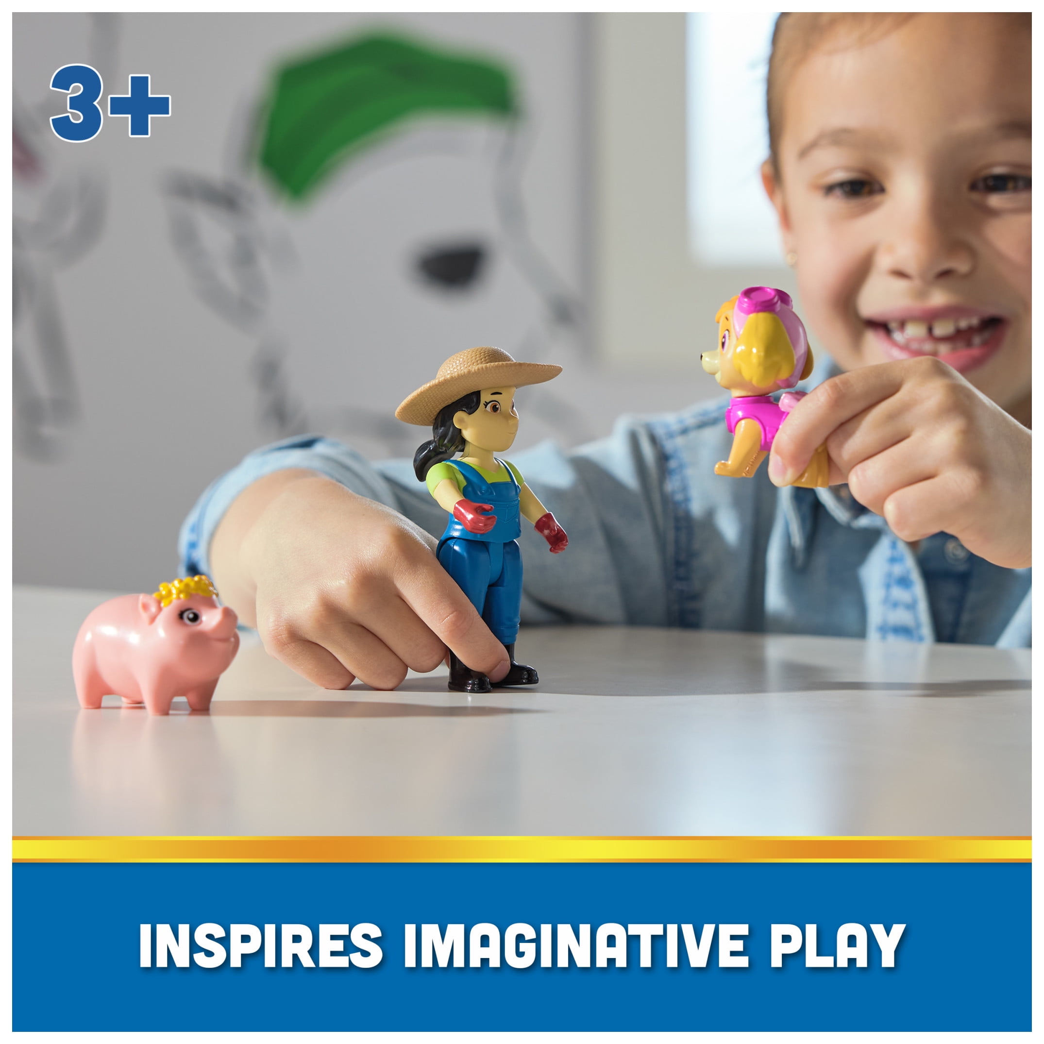 Paw Patrol Skye & Farmer Yumi Toy Figures set