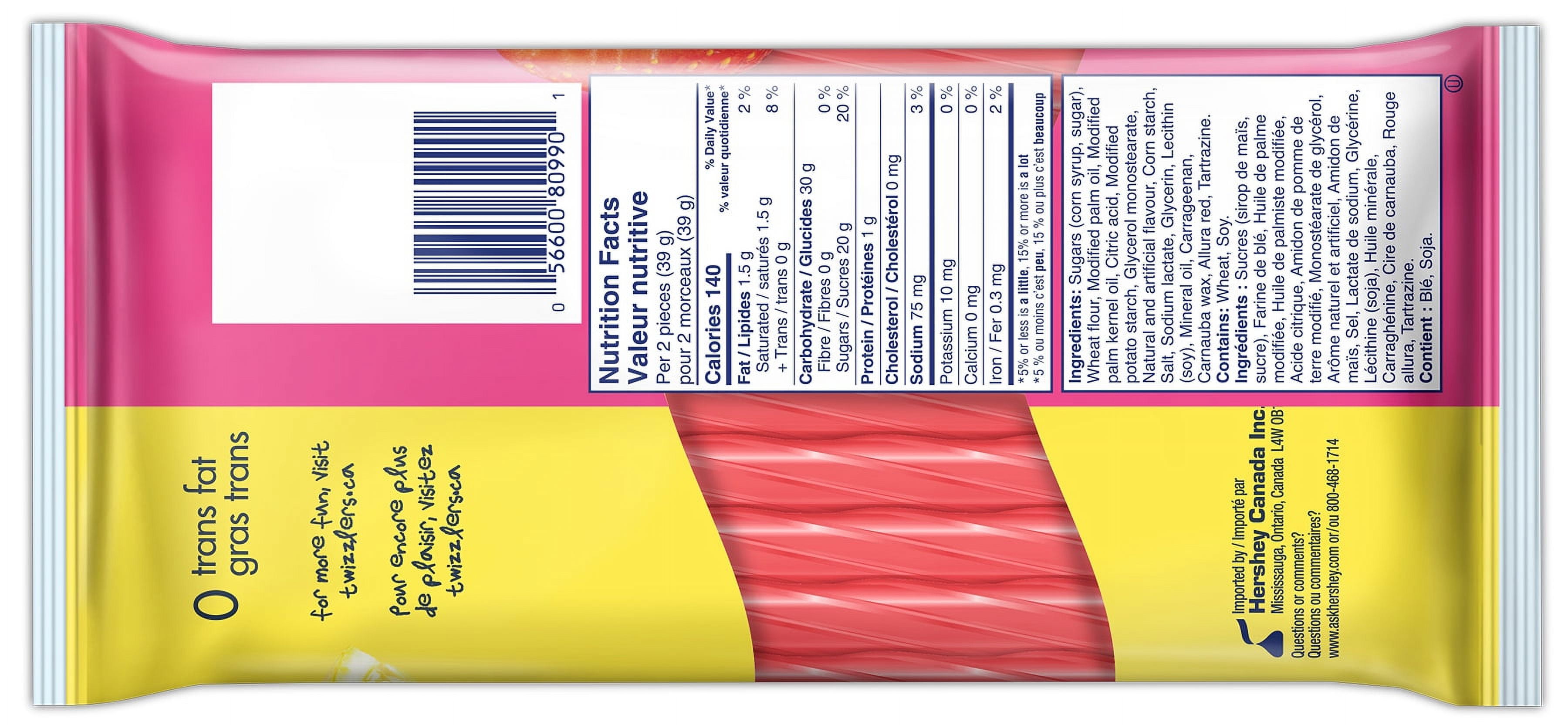 TWIZZLERS Pink Lemonade Filled Twists 311g