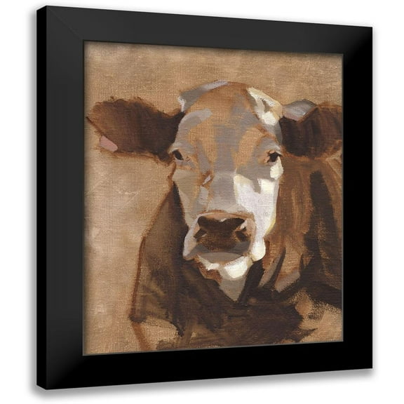 Green, Jacob 12x14 Black Modern Framed Museum Art Print Titled - East End Cattle I