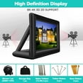 thumbnail image 6 of XHYHWYD 20FT Inflatable Portable Projector Movie Screen - Outdoor Front & Rear Projection with Blower, Tent Stakes, Storage Bag, White, 1 Count, 1 Pack, 6 of 8